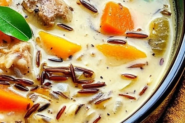 Cozy Autumn Wild Rice Soup