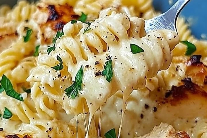 Creamy Garlic Parmesan Chicken Pasta: Cheesy Comfort in Every Bite!