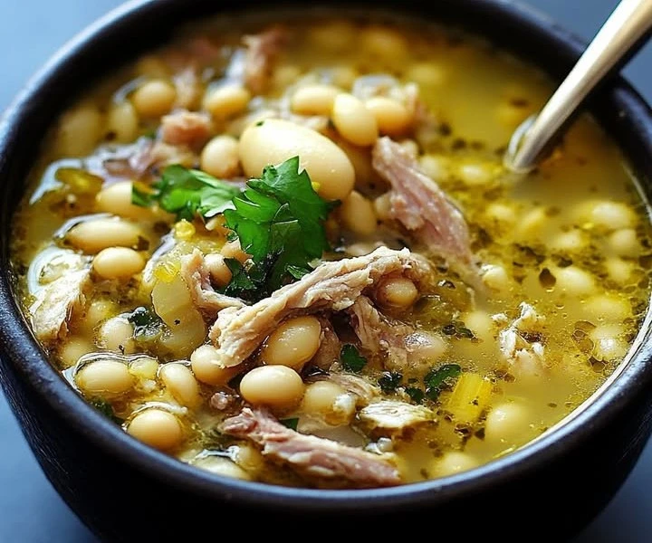 Cuban White Bean Soup Delight