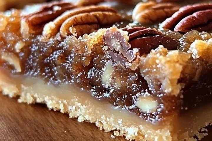 Lazy Girl Pecan Pie Bars: All the Flavor