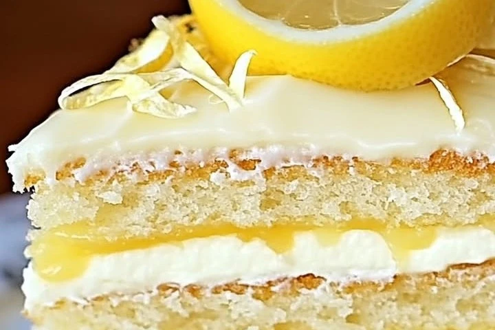 No-Bake Lemon Eclair Cake