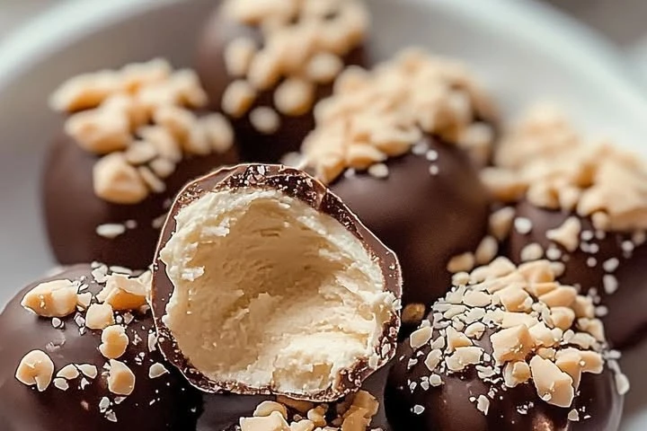 No-Bake Peanut Butter Cheesecake Balls