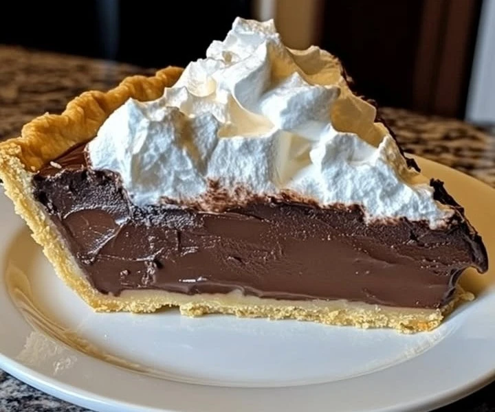 Old-Fashioned Chocolate Pie Heaven