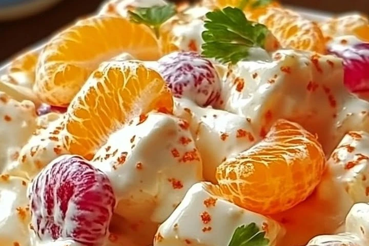 Orange Dreamsicle Salad: A Creamy