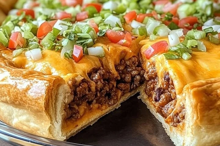 Pillsbury Crescent Roll Taco Bake