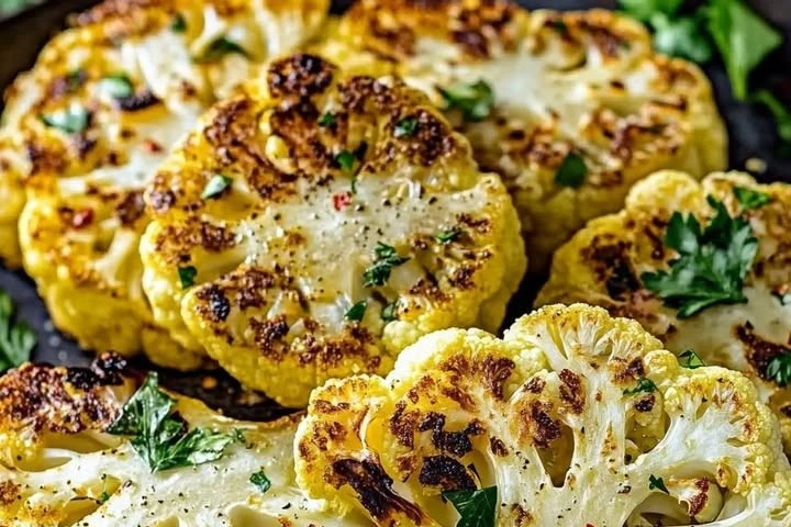 Roasted Cauliflower Steaks: Crispy & Flavorful