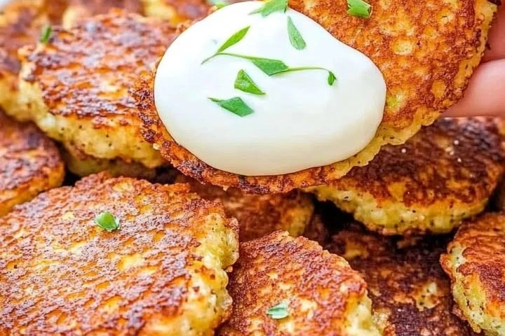 Simple & Delicious Cauliflower Fritters 🥦🍽️