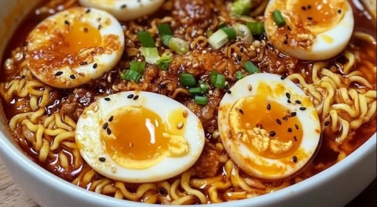 Spicy Egg Ramen Boil - A Flavor Bomb You Can't Resist!