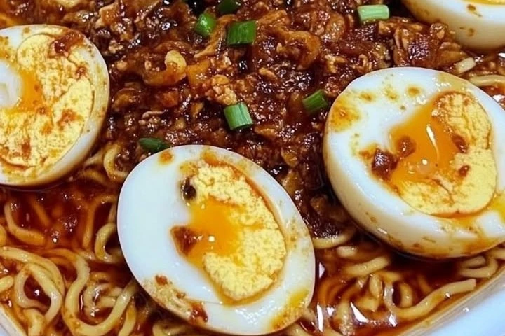 Spicy Egg Ramen Boil - A Flavor Bomb You Can't Resist!