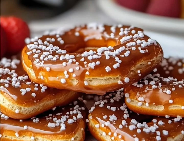 Caramel Salted Pretzel Bites