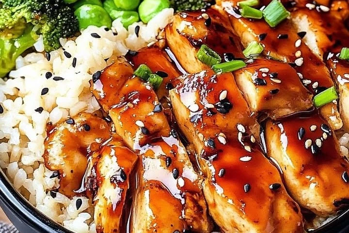 Teriyaki Chicken & Rice Bowls: Sweet