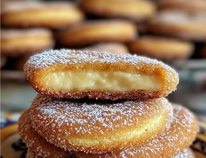 These Cheesecake Stuffed Churro Cookies are the perfect fusion of creamy, sweet cheesecake and cinnamon-sugar-dusted churros! With a hint of caramel drizzle, they’re an irresistible treat for any occasion.