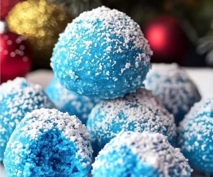 Blue Christmas Truffles