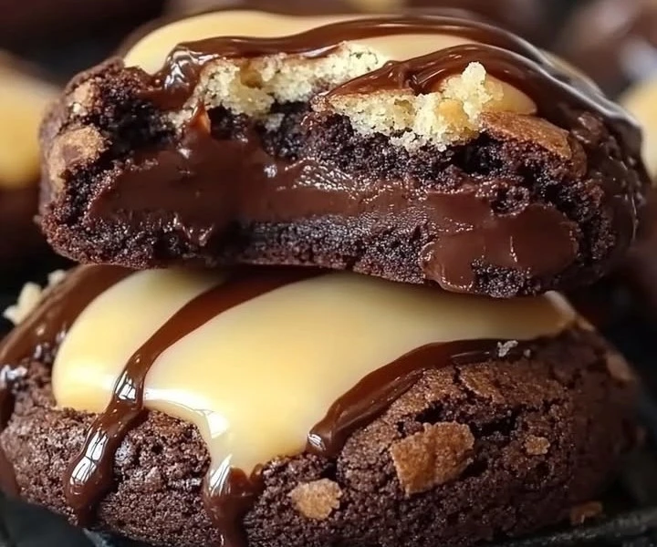 Buckeye Brownie Cookies