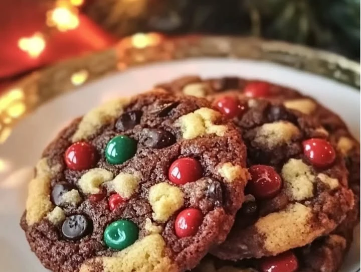 Chocolate Cake Mix Christmas Cookies