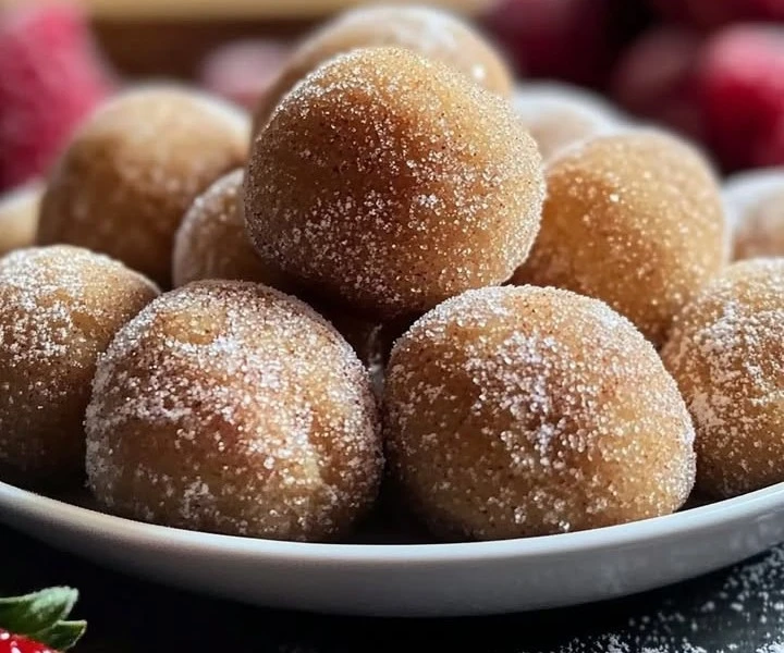 Cinnamon Sugar Snowball Cookies ❄️🍪