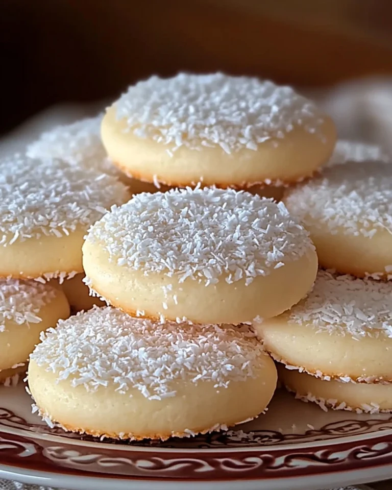 Condensed Milk Snow Cookies