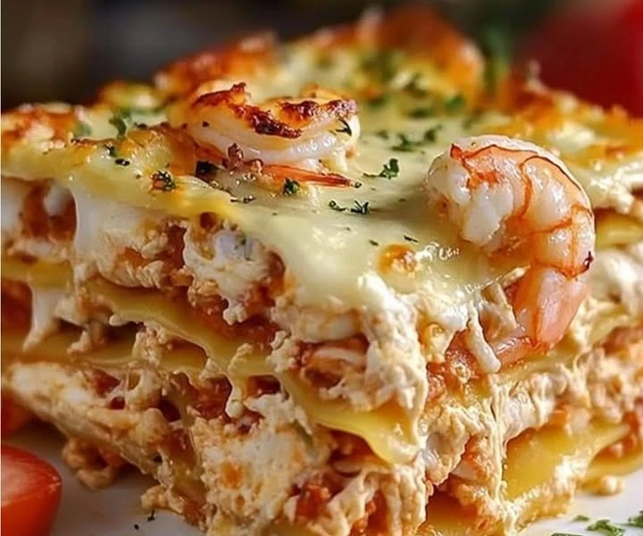 Creamy Seafood Lasagna