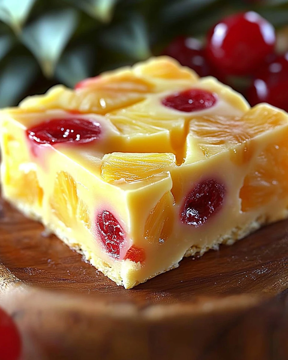 Pineapple Upside Down Cake Fudge