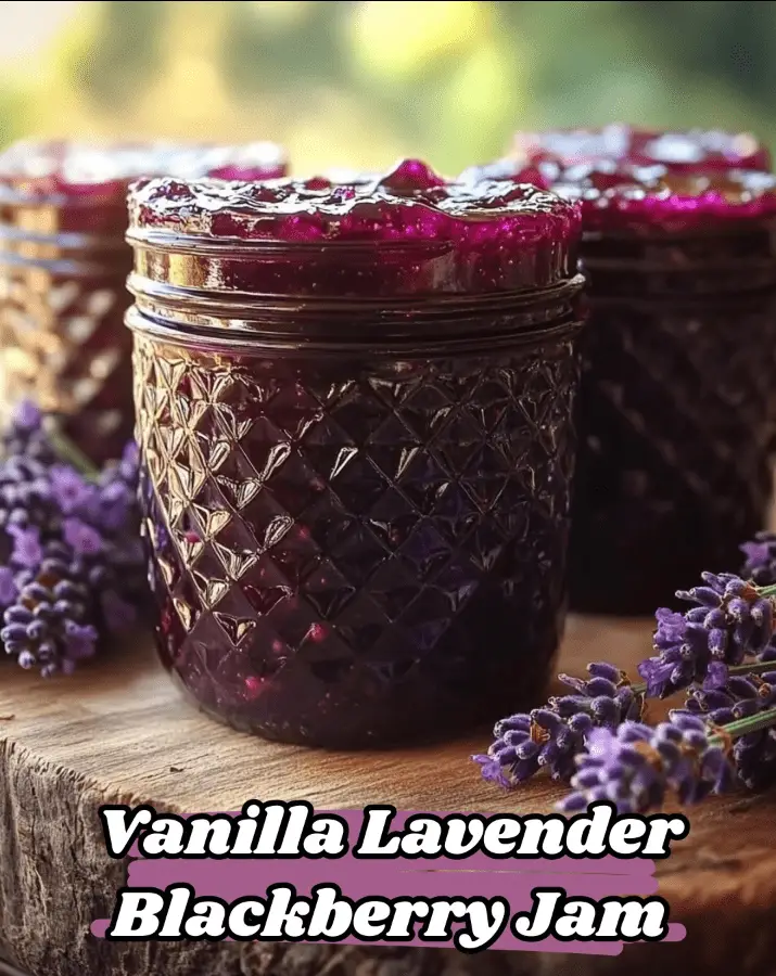 Vanilla Lavender Blackberry Jam Recipe
