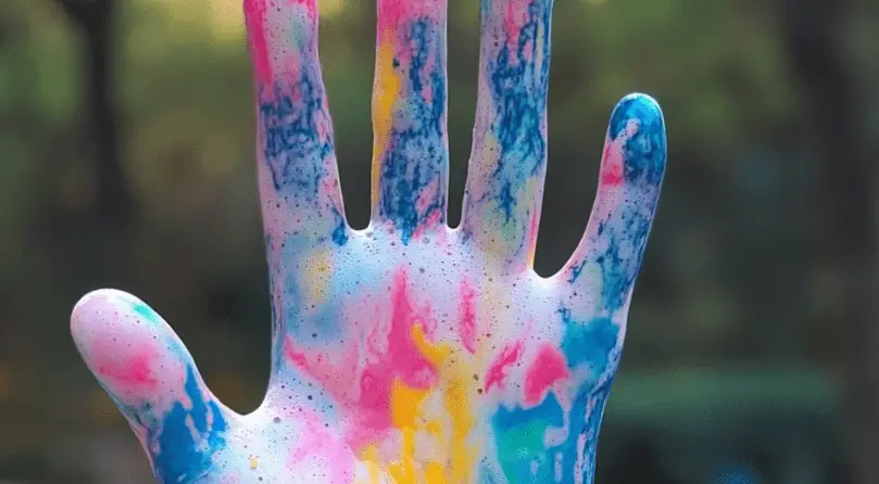 Fizzing Hands Science Experiment
