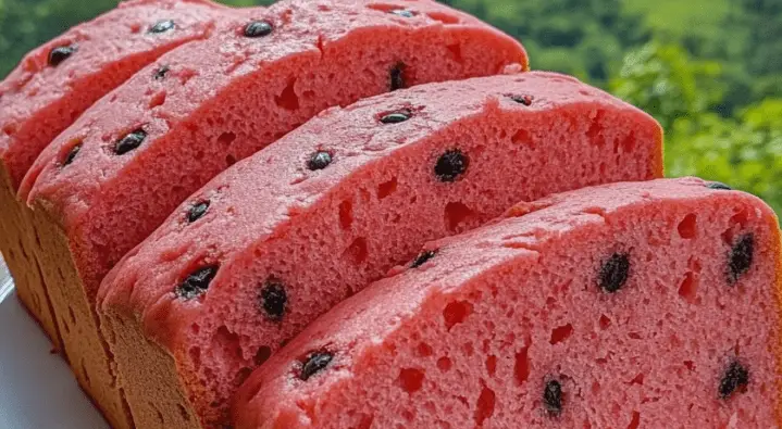 Watermelon Bread: A Refreshing Twist on Homemade Baking