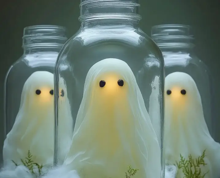Ghost in a Jar Decoration
