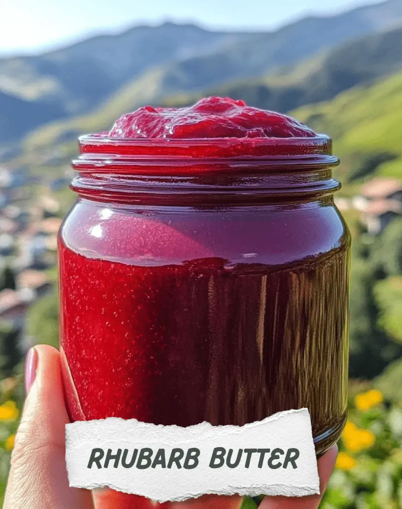 Rhubarb Butter