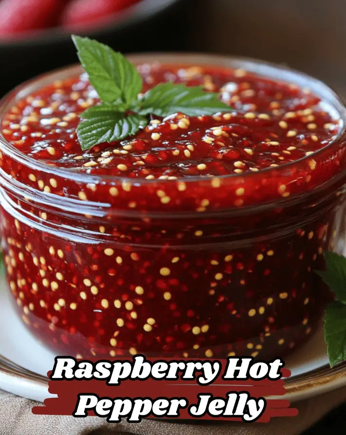 Raspberry Hot Pepper Jelly