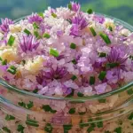 How to Make Chive Blossom Salt at Home