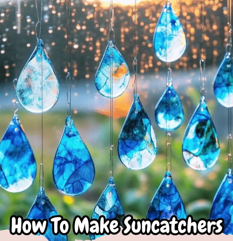 Create Your Own Blue Crayon Suncatchers