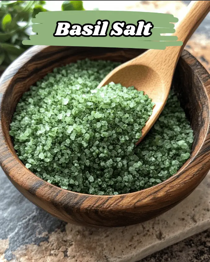 Homemade Basil Salt