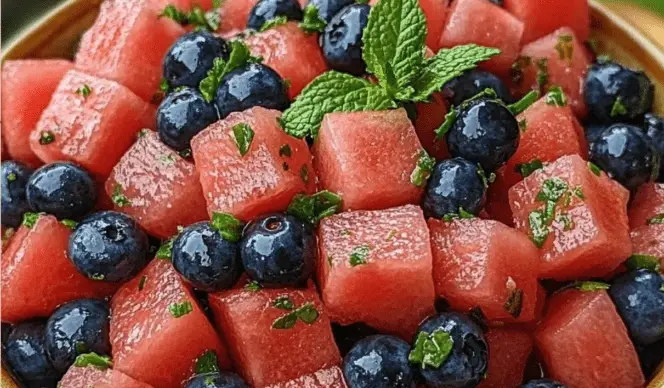 Watermelon Blueberry Salad: The Ultimate Summer Refreshment