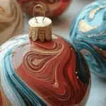 Water Marbled Ornaments DIY Craft Guide