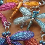 DIY Dragonfly Keychain Craft