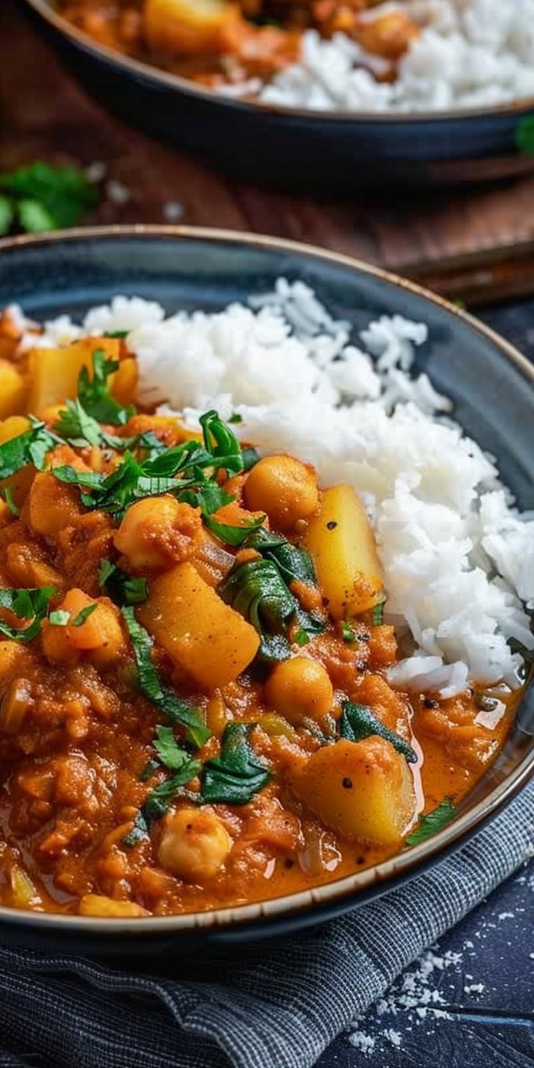 Vegan Chickpea and Potato Curry