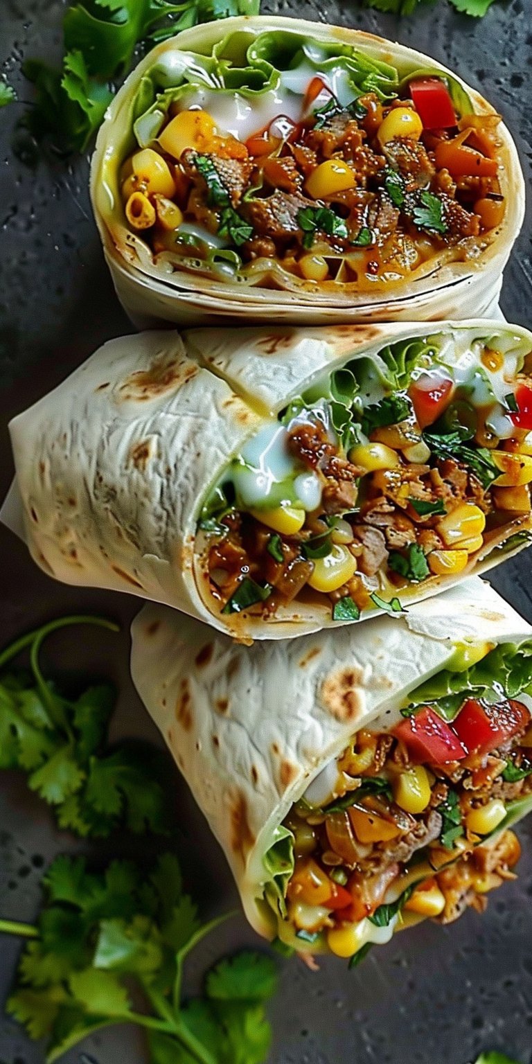 10-Minute Vegan Burrito Wraps