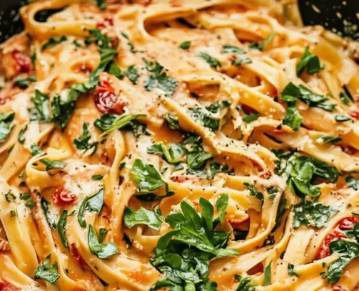 Creamy Vegan Sun-Dried Tomato Pasta