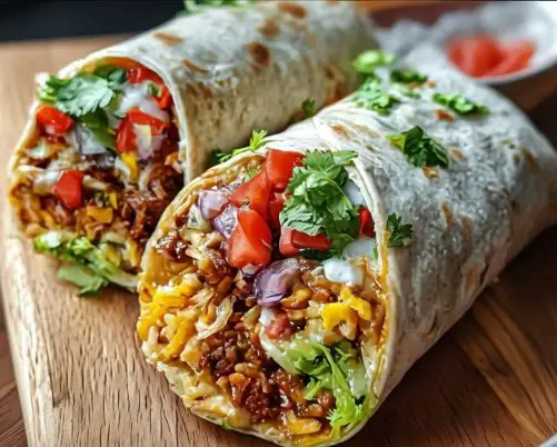 10-Minute Vegan Burrito Wraps