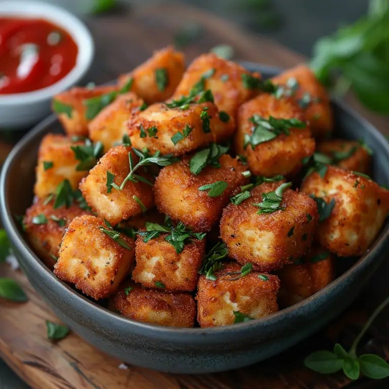 Crispy Baked Tofu Nuggets