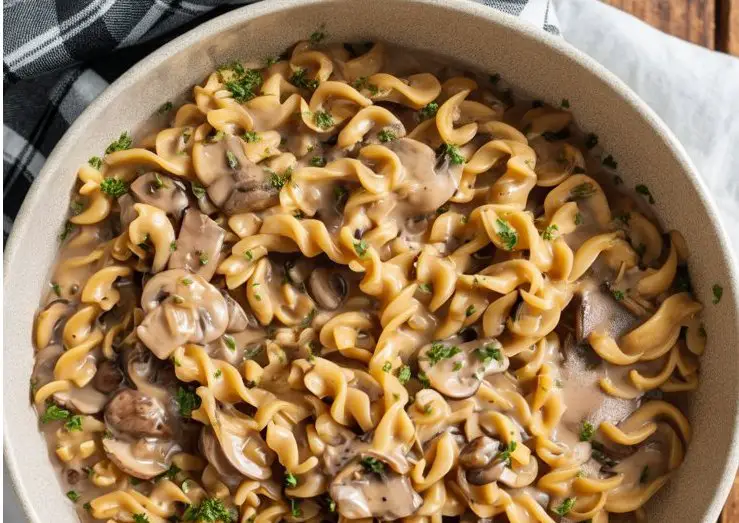 Vegan Mushroom Stroganoff Recipe
