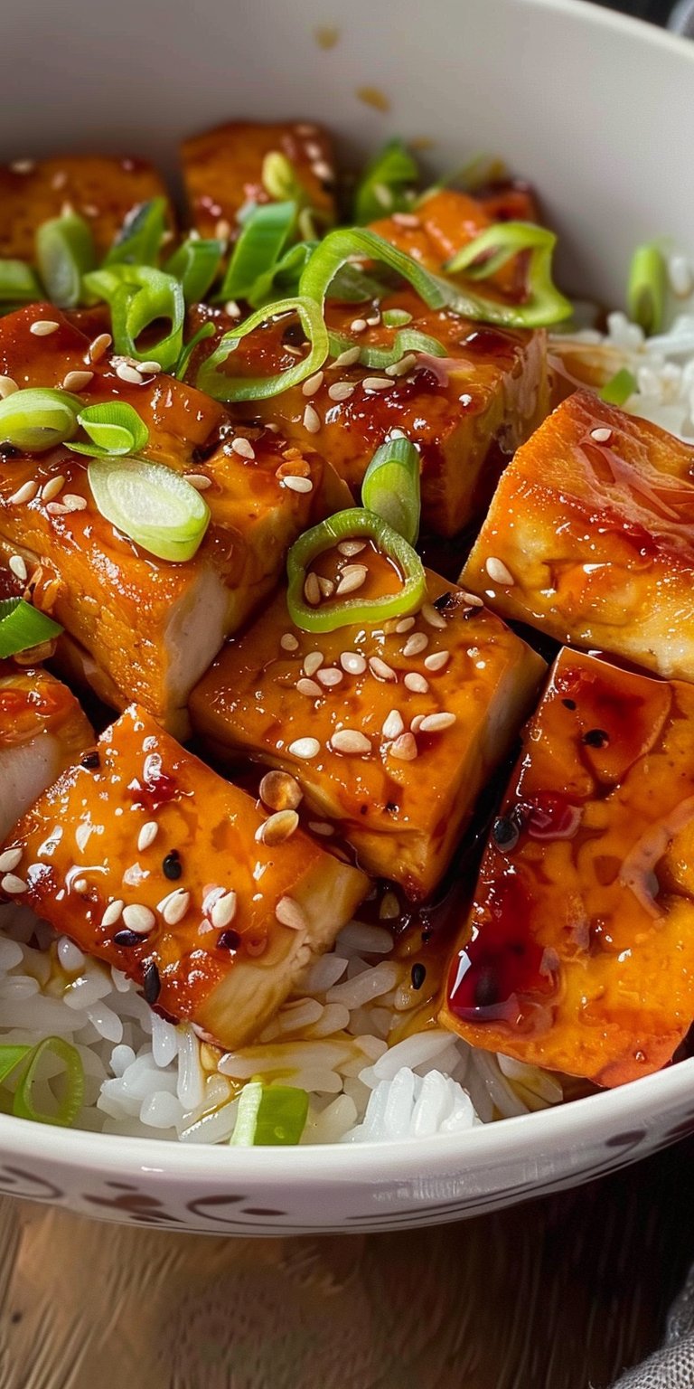 Honey Garlic Tofu