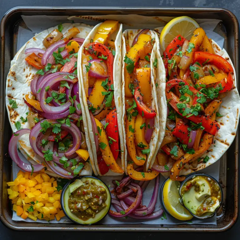 Sheet Pan Veggie Fajitas