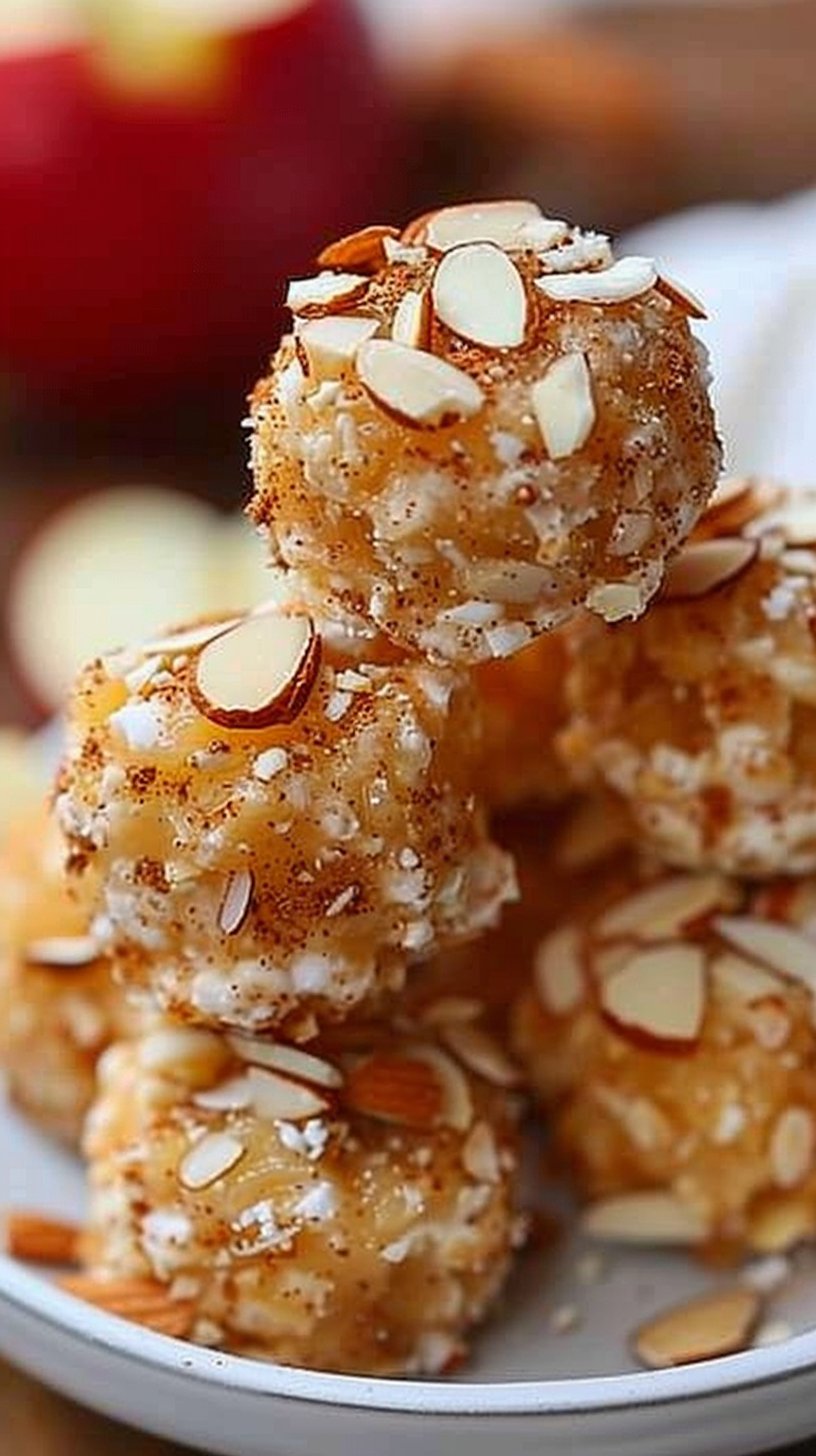 Cinnamon Apple Cottage Cheese Bites