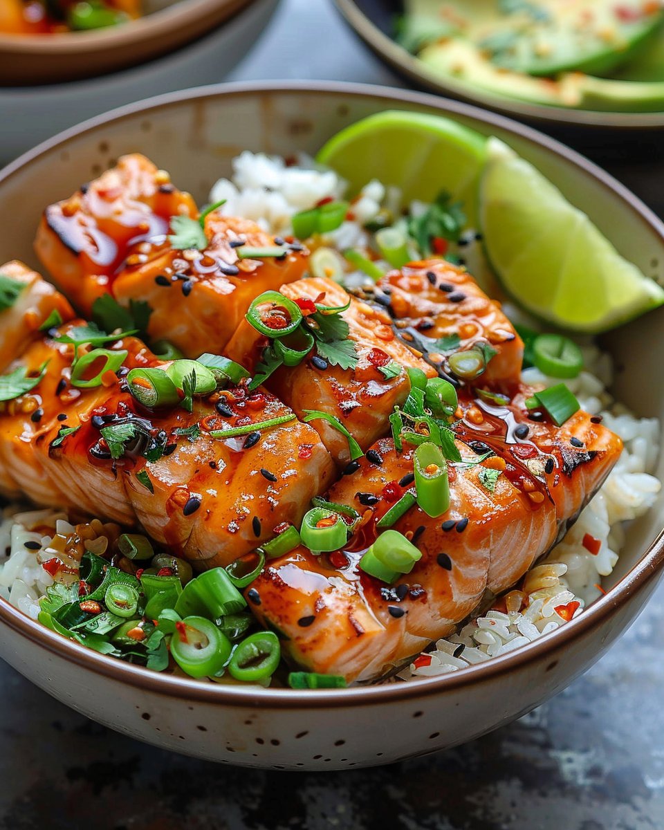 Sweet Chili Salmon Bowl