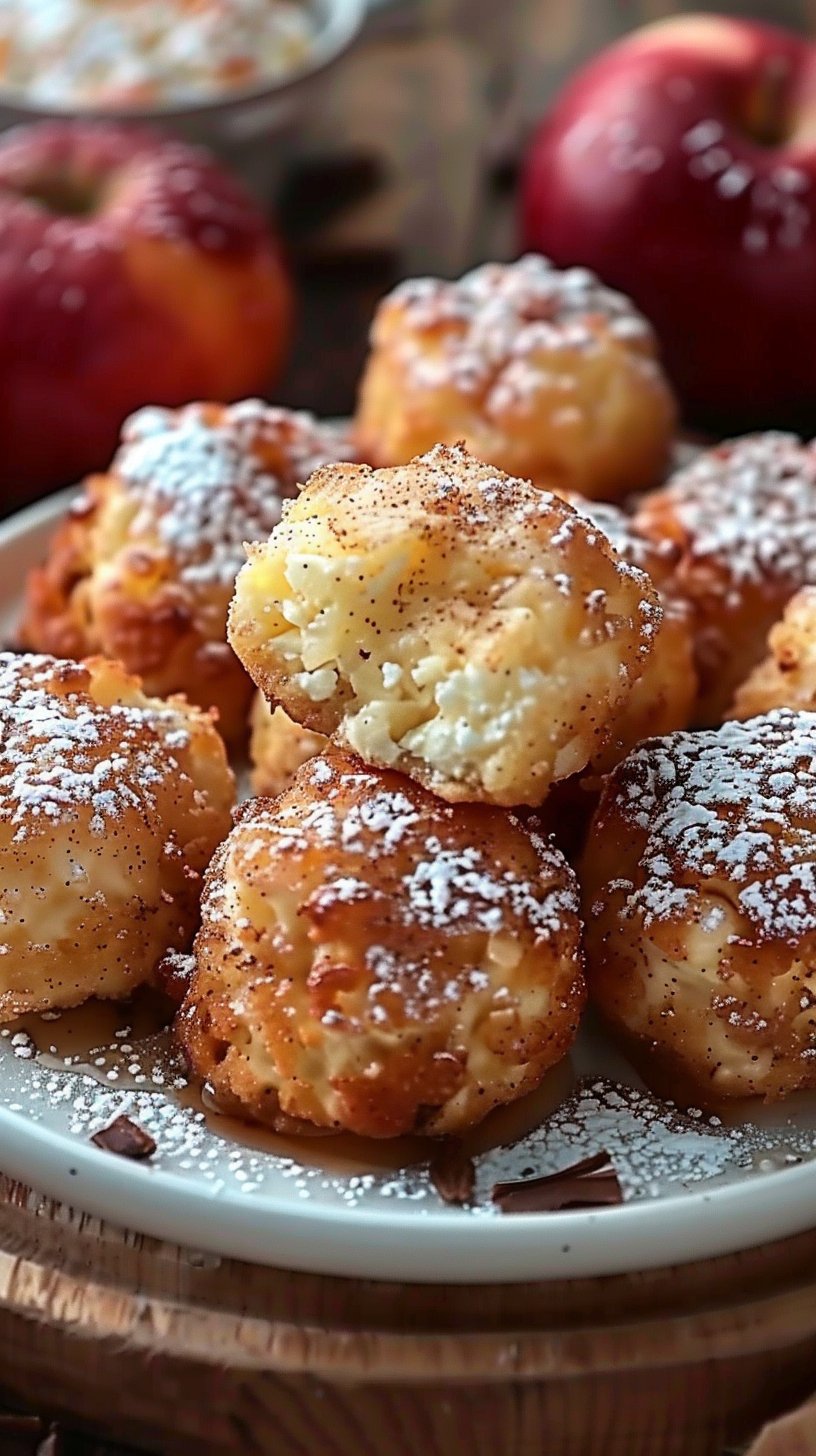 Cinnamon Apple Cottage Cheese Bites