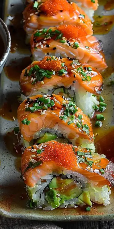 Spicy Salmon Sushi Bake Recipe