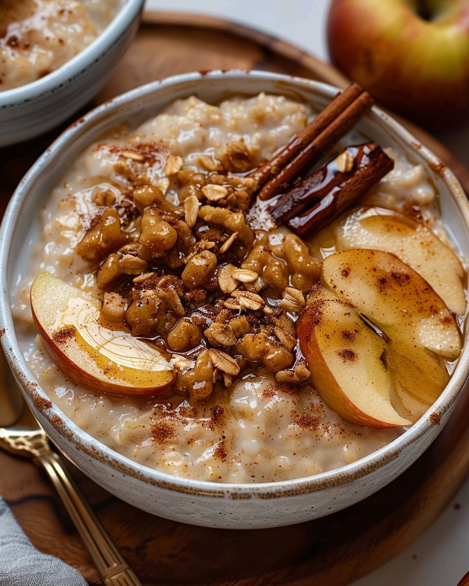 Cozy Apple Cinnamon Oatmeal