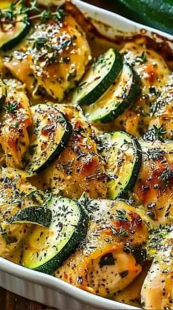 Easy Chicken Zucchini Bake