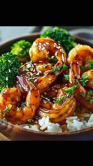 Irresistible Honey Garlic Shrimp Bowls